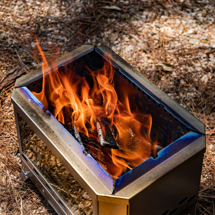 [Pre Order] Mjölnir Titanium Fire Pit | POMOLY x CAMPING TOGETHER Camping Wood Stove| New Arrival 2022