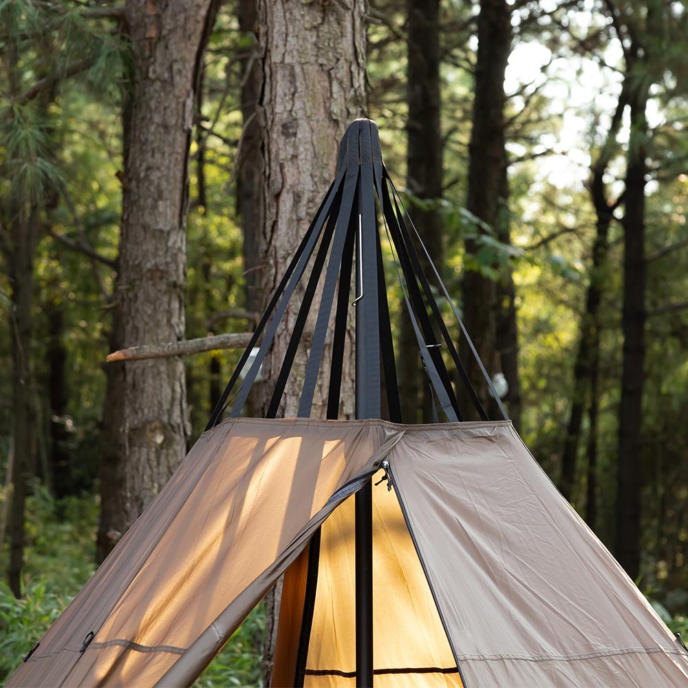 HUSSAR Plus Tipi with Stove Jack 4P Hot Tent | POMOLY 2021 HUSSAR Plus Tipi with Stove Jack 4P Hot Tent | POMOLY 2021