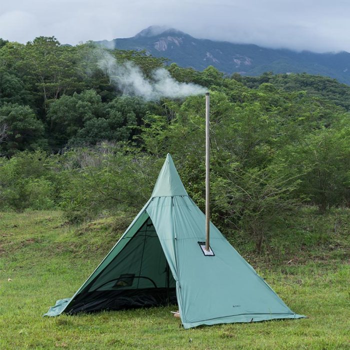 HUSSAR Plus 2.0 Camping Hot Tent | Tipi Tent with Stove Jack | POMOLY New Arrival