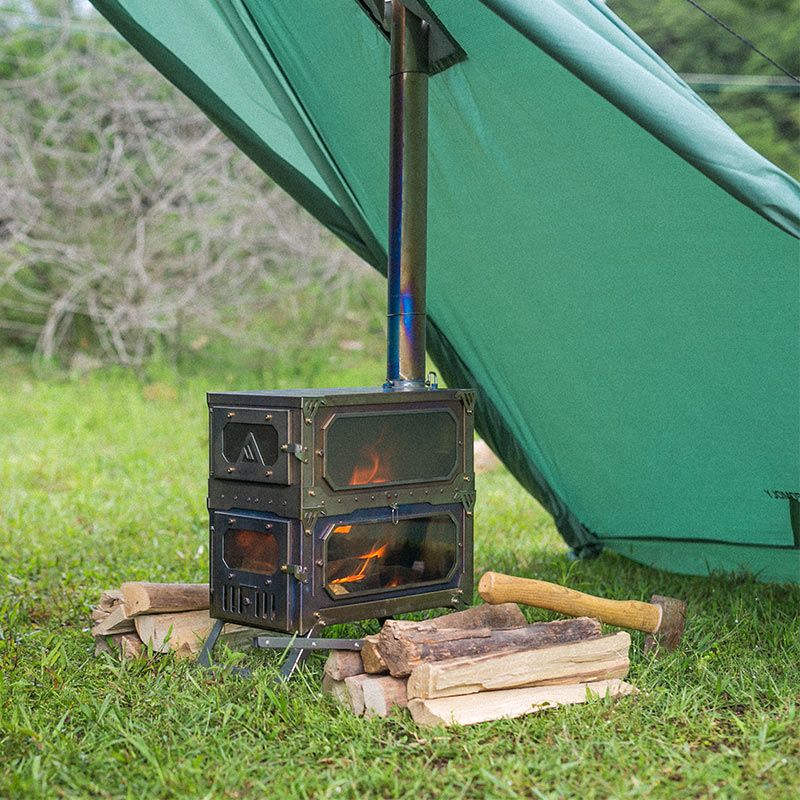 HUSSAR Plus Tipi with Stove Jack 4P Hot Tent | POMOLY 2021