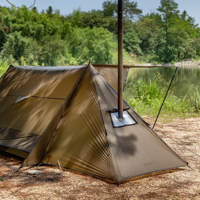 STOVEHUT 20 Ultralight Shelter Hot Tent Camping Tent with Stove Jack | POMOLY New Arrival 2022