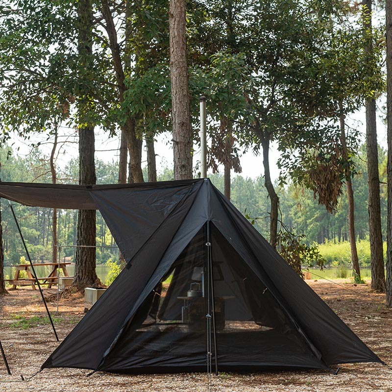 STOVEHUT Black Shelter Hot Tent | Camping Baker Style STOVEHUT Black Shelter Hot Tent | Camping Baker Style