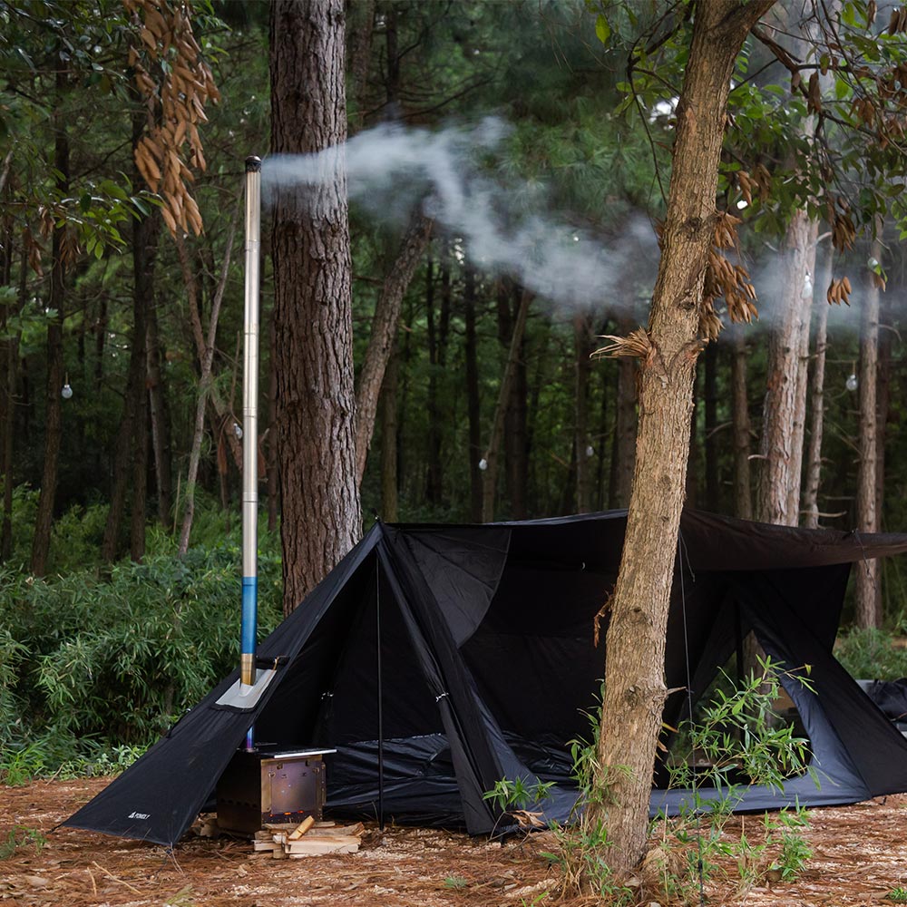 STOVEHUT Black Shelter Hot Tent | Camping Baker Style