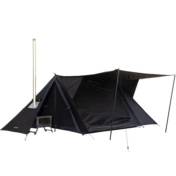 STOVEHUT BLACK Shelter Hot Tent with Stove Jack | Camping Hot Tent | POMOLY New Arrival 2022
