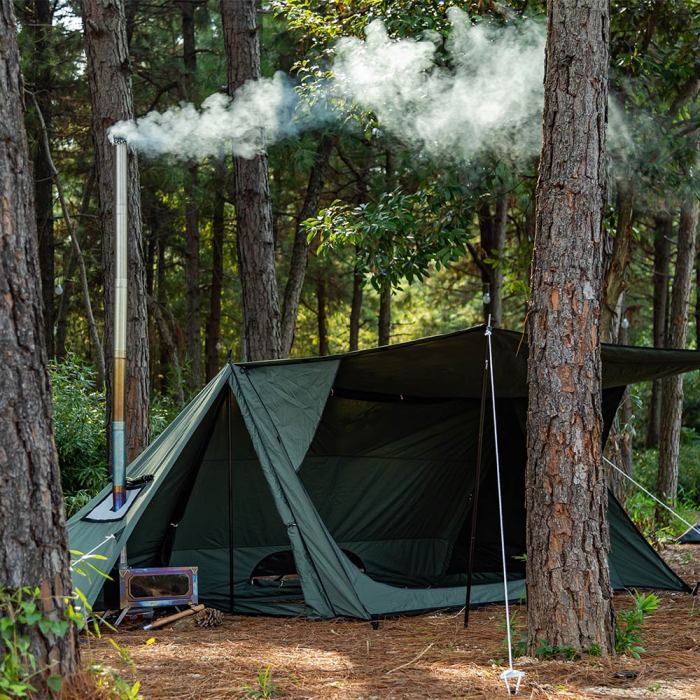 STOVEHUT TC Chimney Shelter | Camping Hot Tent for Bushcrafter | POMOLY New Arrival