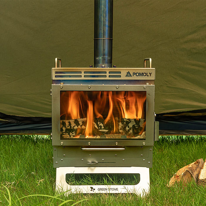 Copy Dweller-Ti Wood Stove | Titanium Outdoor Fireplace | POMOLY & GREEN STOVE 2022 New Arrival