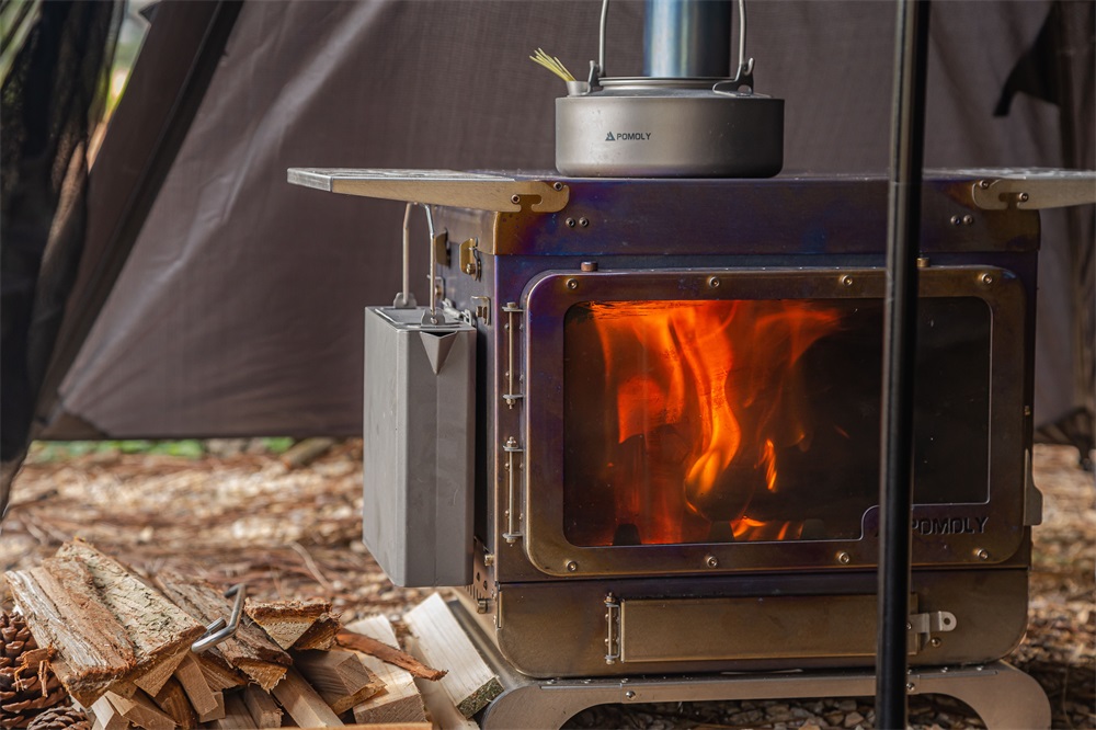 Lumberjack Titanium Tent Stove | Portable Tent Wood Stove | Wood Burning  Stove