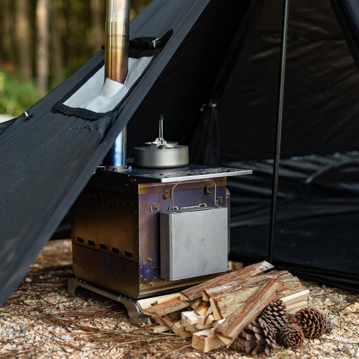 Lumberjack | Fastfold Titanium Wood Stove | Kickstarter Project 2022