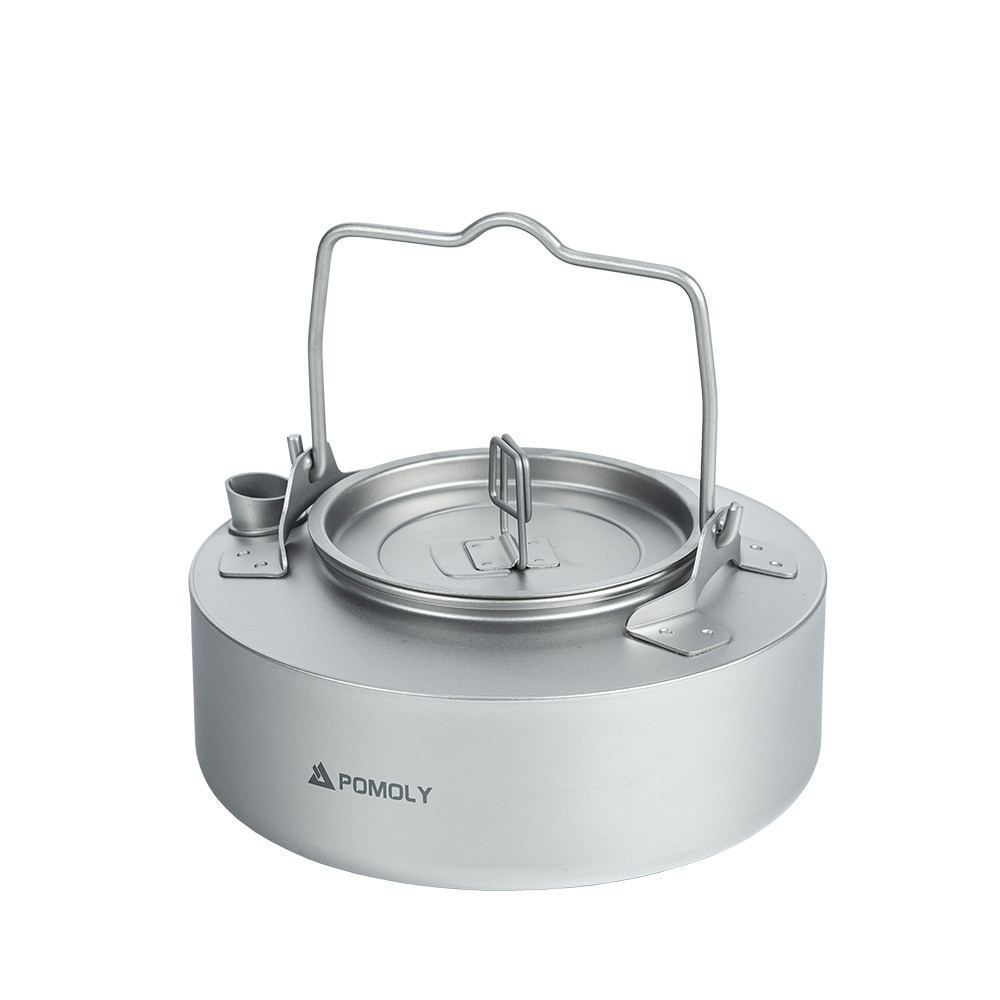 POMOLY Titanium Kettle 700ml Ultralight Backpacking Coffee Pot POMOLY