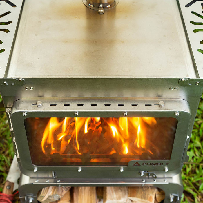 Lumberjack Max | Titanium Wood Stove | Portable Tent Stove | POMOLY New Arrival