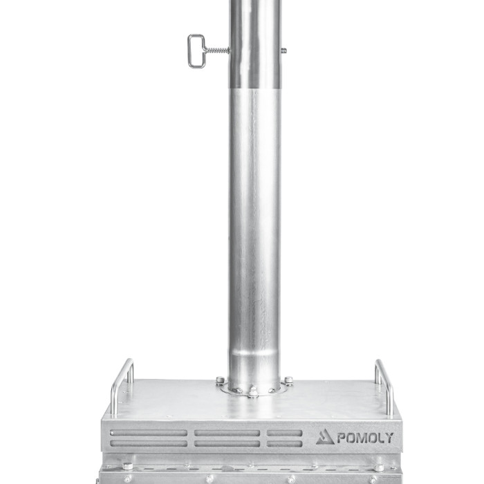 Φ2.36in x 5.5in (Φ6cm x14cm) Titanium Airflow Controller Chimney Section | POMOLY