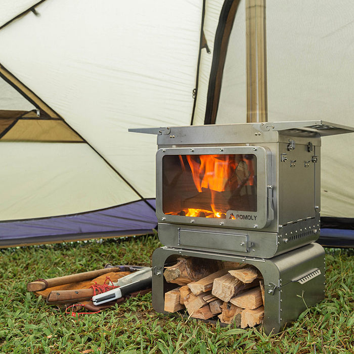 【Pre Order】Lumberjack Max | Titanium Wood Stove | Portable Tent Stove | POMOLY New Arrival