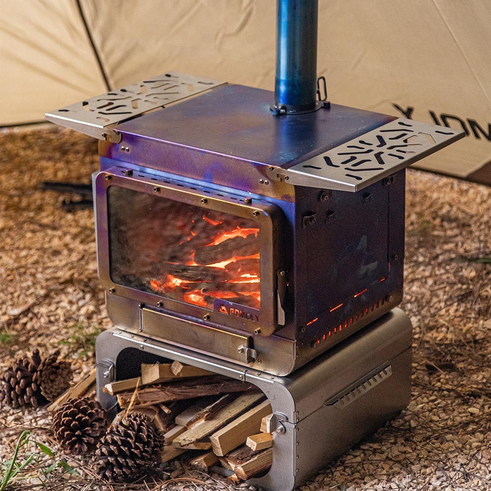 Lumberjack Max Titanium Tent Stove Portable Tent Wood Stove Wood