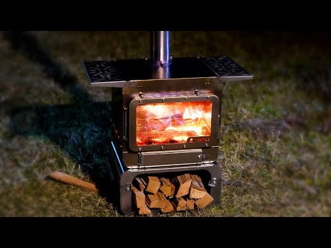 Lumberjack Titanium Tent Stove | Portable Tent Wood Stove | Wood Burning  Stove