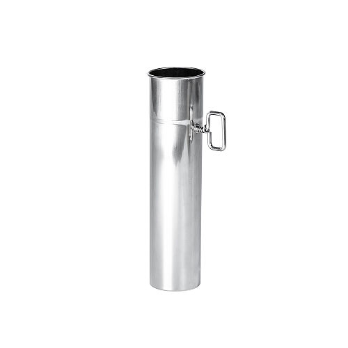Φ2.36in x 9.84in (Φ6cm x 25cm) Airflow Controller Chimney Section | for Tent Stoves with 2.36in / 6cm Diameter Chimney | POMOLY
