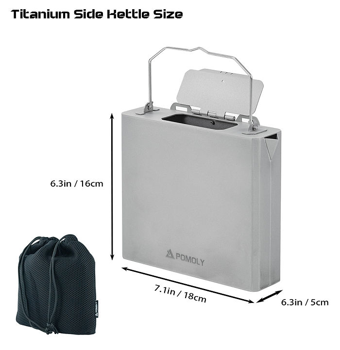 Lumberjack Max | Titanium Wood Stove | Portable Tent Stove | POMOLY New Arrival