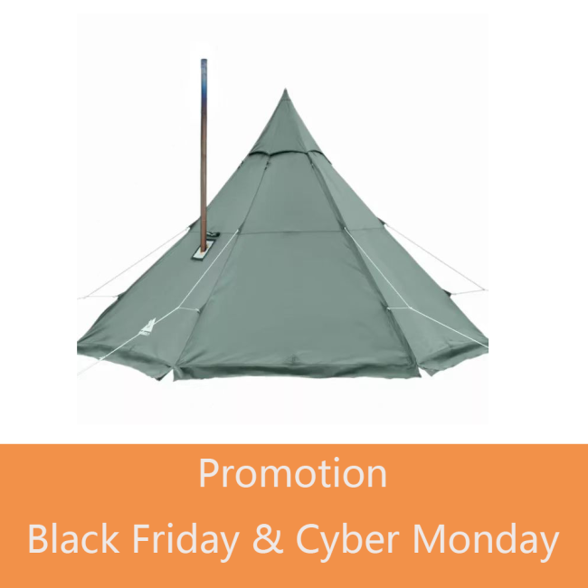 【BF&CM】HEX Plus Camping Hot Tent With Half Inner tent | Hot Tents for Winter Camping