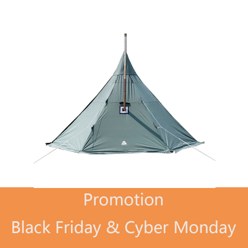 【BF&CM】YARN Plus Canvas Hot Tent With Half Inner Tent