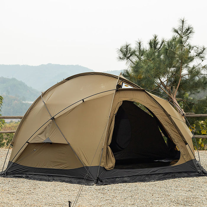 POMOLY Dome X4 | Freestanding Tent Dome Hot Tent Large Round Tent 2-4 Person Family Tent
