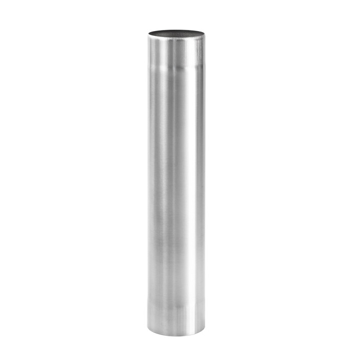 Φ2.76in x 14.17in (Φ7cm x36cm) Middle Section Pipe | Titanium Non Rolling Solid Section Chimney | POMOLY New Arrival