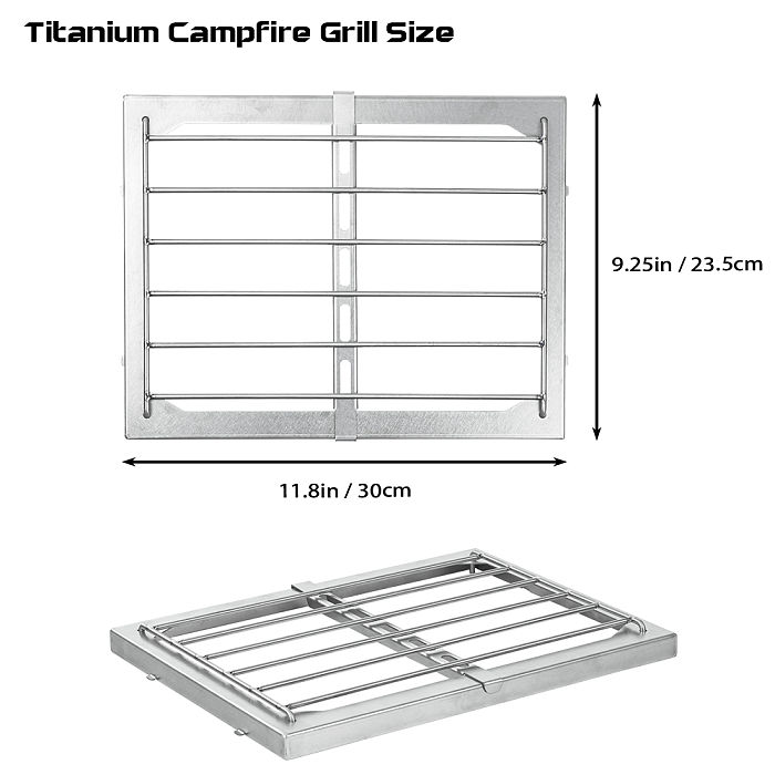 Lumberjack Titanium Campfire Grill | POMOLY New Arrival