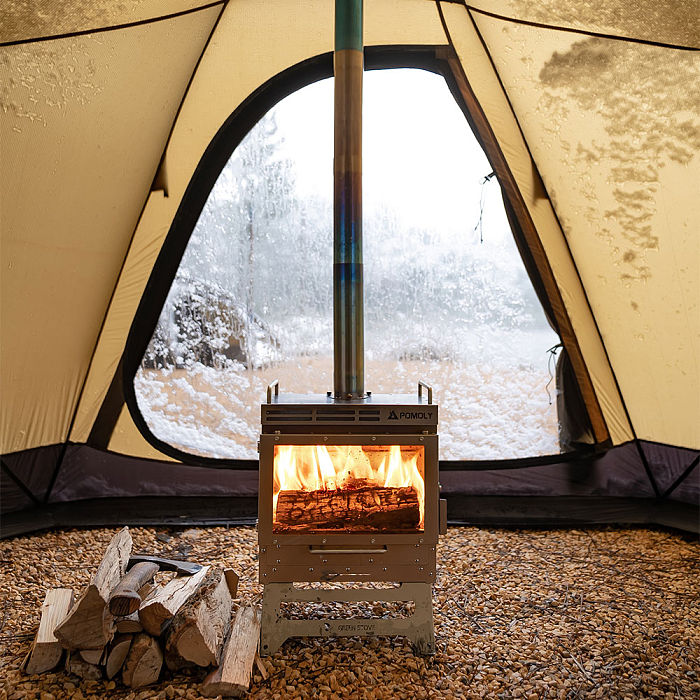 POMOLY Dome X4 | Freestanding Tent Dome Hot Tent Large Round Tent 2-4 Person Family Tent