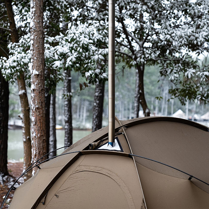 POMOLY Dome X4 | Freestanding Tent Dome Hot Tent Large Round Tent 2-4 Person Family Tent