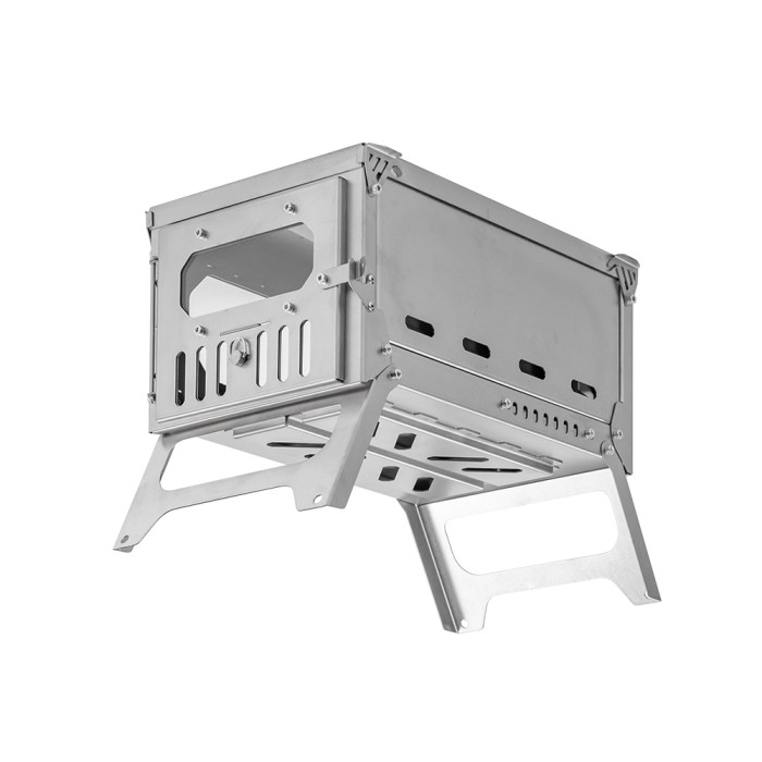 T-Brick Mini 2.0 | Portable Titanium Wood Stove for Solo Hot Tent Camping | POMOLY 2023 New Arrival