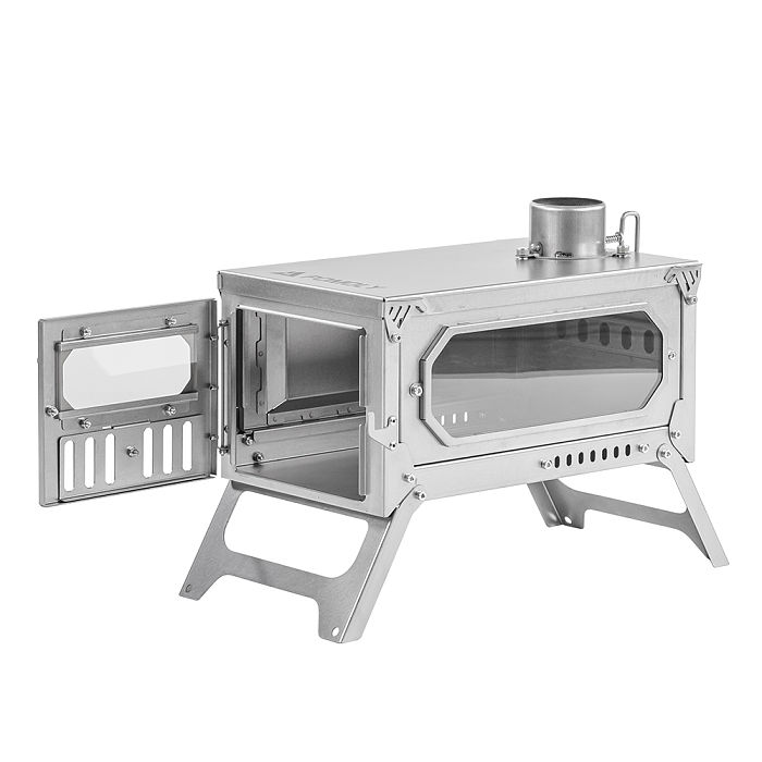 【Pre Order】T-Brick Mini 2.0 | Portable Titanium Wood Stove for Solo Hot Tent Camping | POMOLY New Arrival 2025