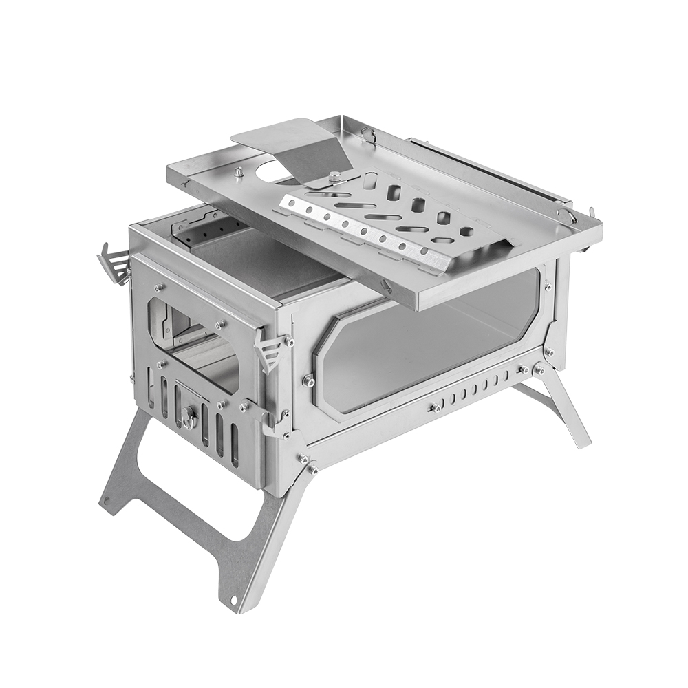 T-Brick Mini 2.0 Wood Burning Stove | Fastfold Titanium T-Brick Mini 2.0 Wood Burning Stove | Fastfold Titanium