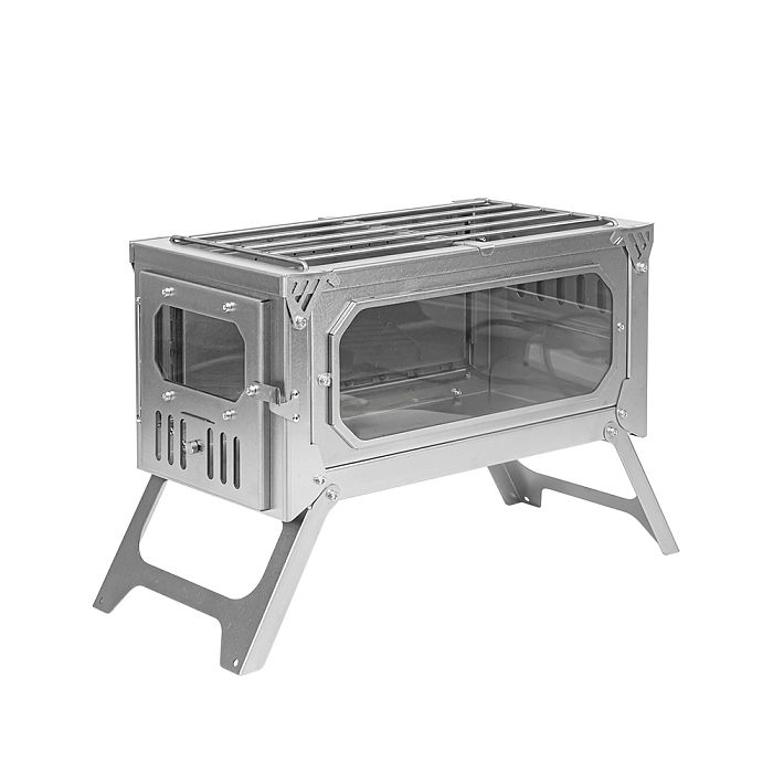 T-Brick 2.0 | Portable Titanium Wood Stove for Hot Tent Camping | POMOLY New Arrival