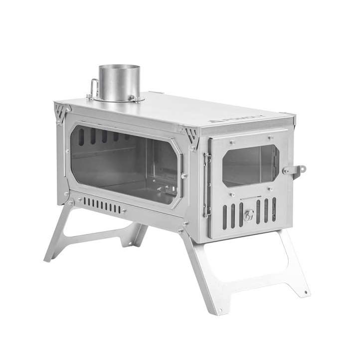 T-Brick 2.0 | Portable Titanium Wood Stove for Hot Tent Camping | POMOLY 2023 New Arrival | In Stock