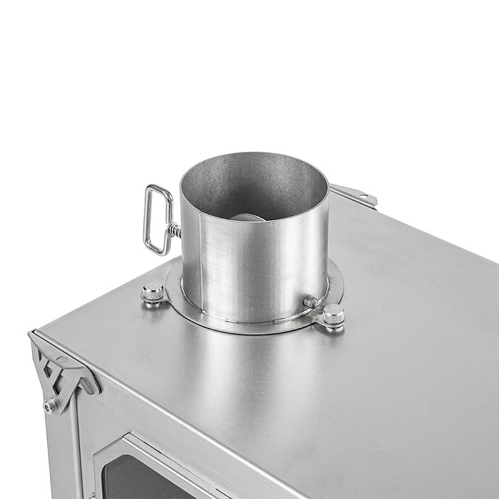 T-Brick 2.0 | Portable Titanium Wood Stove for Hot Tent Camping | POMOLY New Arrival