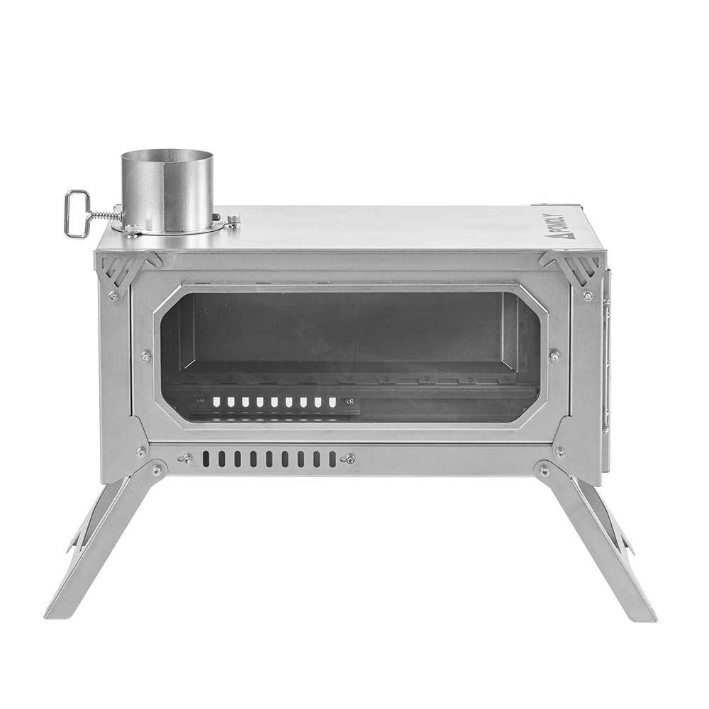 T-Brick 2.0 Titanium Stove | Fastfold Titanium Tent Wood