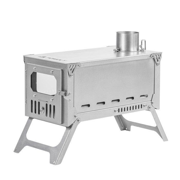 T-Brick 2.0 | Portable Titanium Wood Stove for Hot Tent Camping | POMOLY New Arrival