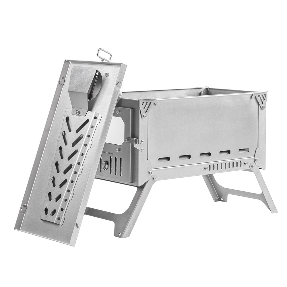 TBrick 2.0 Titanium Stove Fastfold Titanium Tent Wood Stove for Camping