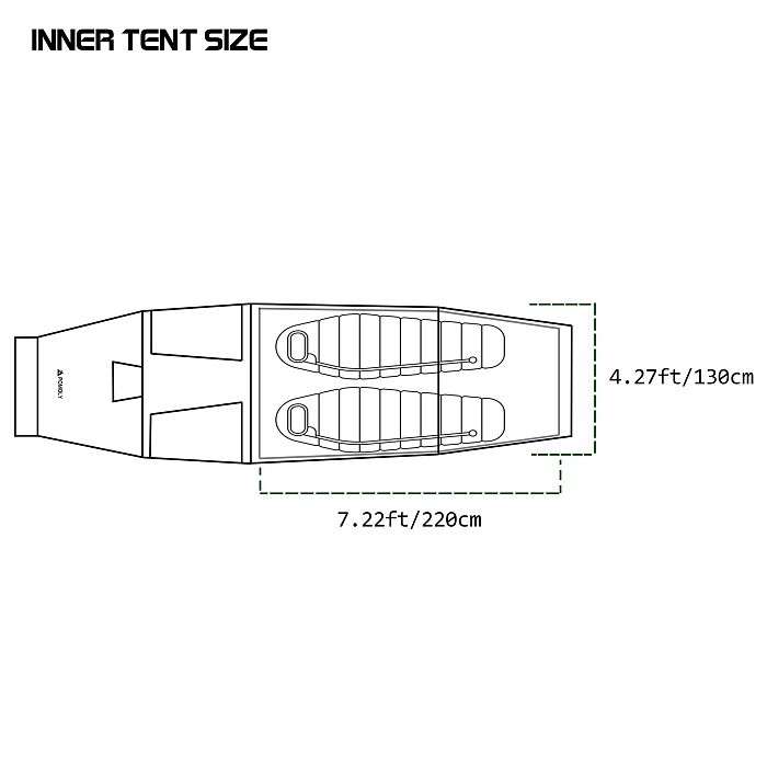 【Pre Order】Locomotive 2 Chimney Tent | POMOLY New Arrival 2024