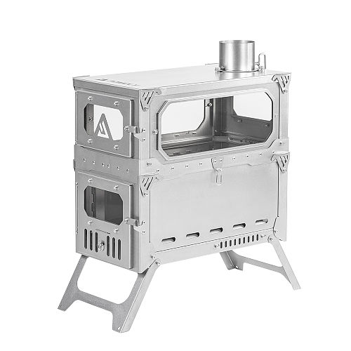 T-Brick 2.0 | Extended Version | Titanium Stove for Multiplayer Hot Tent Camping | POMOLY New Arrival 2025