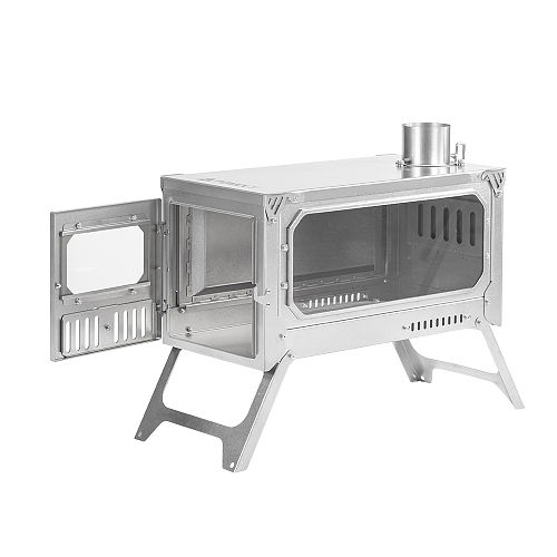 T-Brick Ultra 2.0 | Portable Titanium Wood Stove | Camping Tent Stove for 3-6P | POMOLY New Arrival 2025