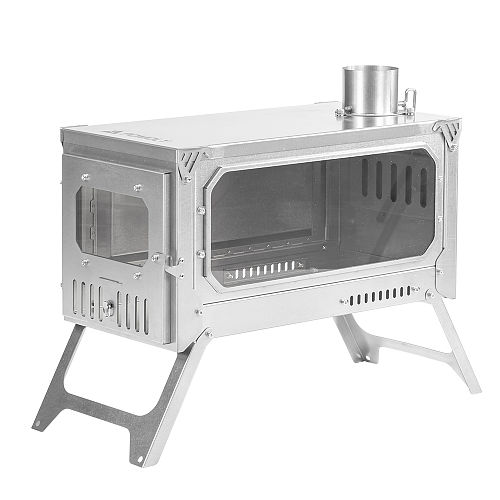 T-Brick Ultra 2.0 | Portable Titanium Wood Stove | Camping Tent Stove for 3-6P | POMOLY New Arrival 2025
