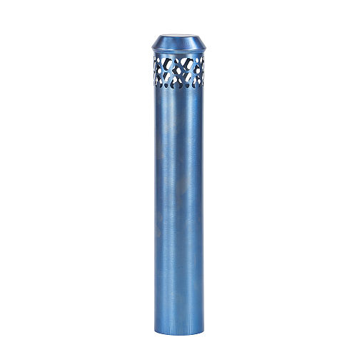 Φ2.36in x 14.17in x 9 Sections (Φ6cm x 36cm) Gradient Blue Titanium Chimney Set | Detachable Assembled Chimney | POMOLY New Arrival