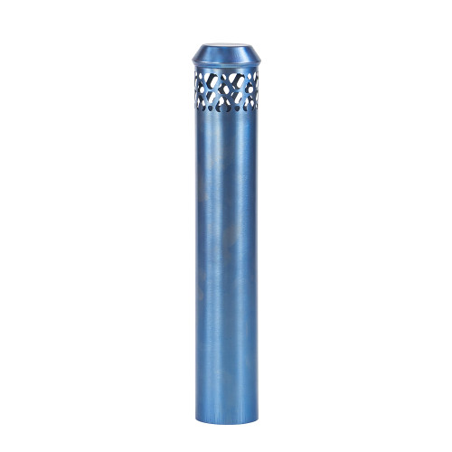 Φ2.36in x 14.17in x 9 Sections (Φ6cm x 36cm) Gradient Blue Titanium Chimney Set | Detachable Assembled Chimney | POMOLY New Arrival 2023