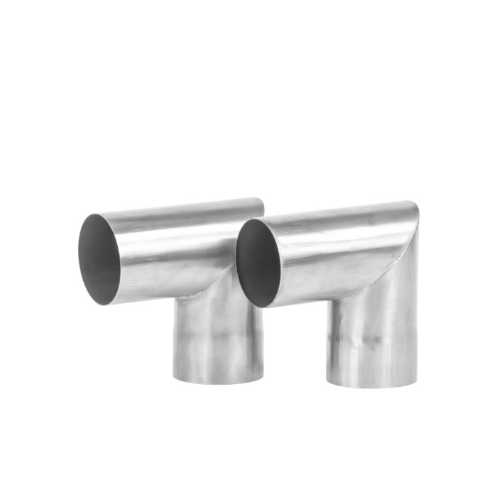 45 / 90 Degree Titanium Chimney Section | Φ2.36in x 2 Sections (Φ6cm) Titanium Stove Pipe for Wood Stove | POMOLY