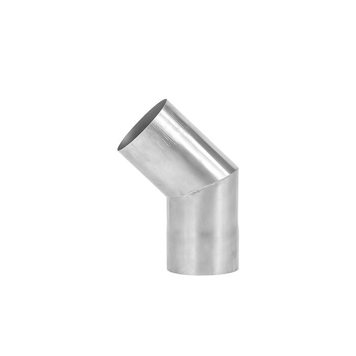 45 / 90 Degree Titanium Chimney Section | Φ2.36in x 2 Sections (Φ6cm) Titanium Stove Pipe for Wood Stove | POMOLY
