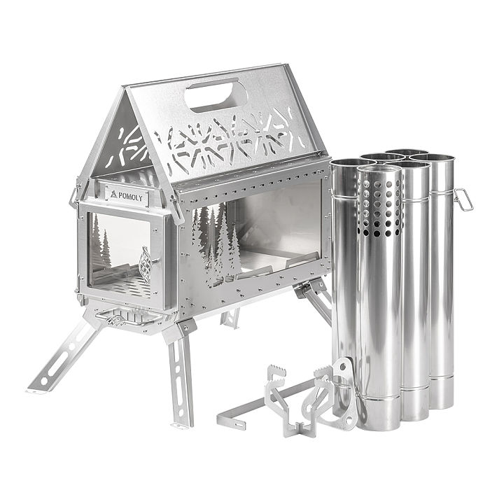 Oroqen Max 3 Wood Stove | Portable Stove for Hot Tent Camping | POMOLY New Arrival