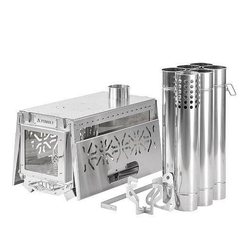 Oroqen Max 3 Wood Stove | Portable Stove for Hot Tent Camping | POMOLY New Arrival