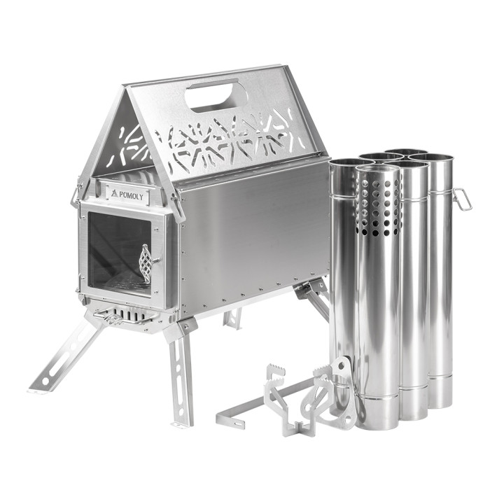 Oroqen Max Wood Stove | Portable Stove for Hot Tent Camping | POMOLY New Arrival
