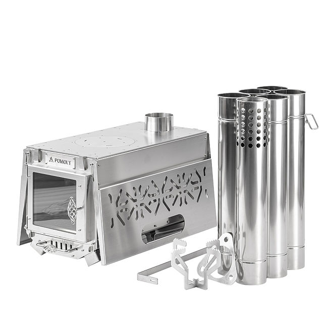 Oroqen Max Wood Stove | Portable Stove for Hot Tent Camping | POMOLY New Arrival
