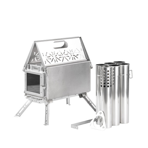 Oroqen Mini Wood Stove | Portable Stove for Hot Tent Camping | POMOLY New Arrival