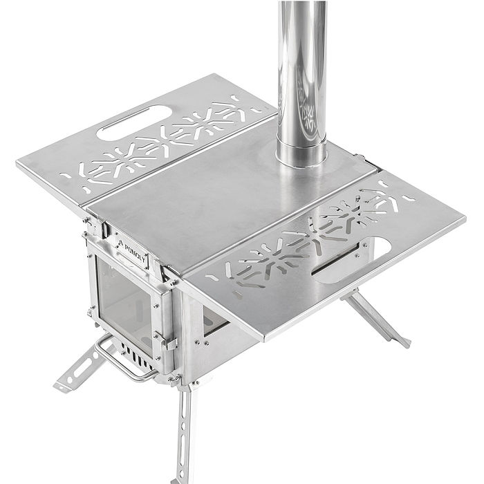 Oroqen Mini 3 Wood Stove | Portable Stove for Hot Tent Camping | POMOLY New Arrival
